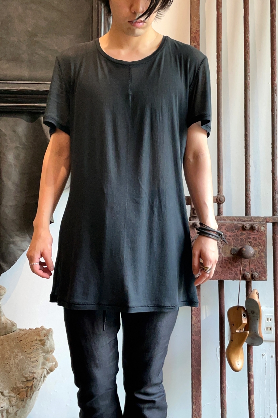 新品 LEOPOLD BOSSERT オーバーロックステッチtシャツ 46 ...